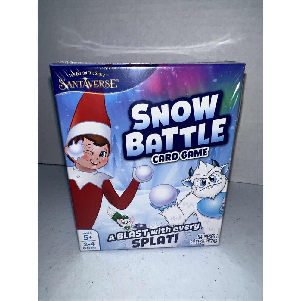 The Elf On The Shelf Santaverse Snow Battle Card Game NIB Sealed Christmas‎